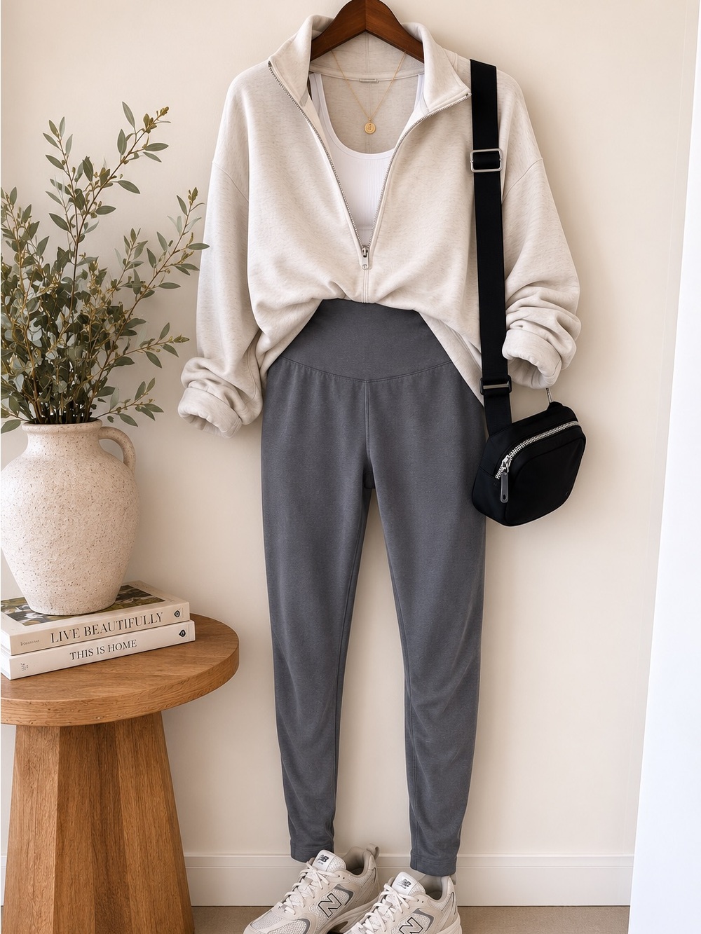 LuLaRoe Charcoal Gray High-Rise Leggings
